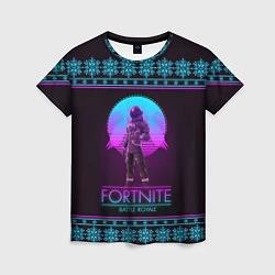 Женская футболка Fortnite: Neon Battle