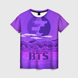 Женская футболка BTS: Violet Mountains