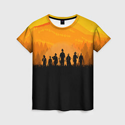 Женская футболка Red Dead Redemption: Orange Sun