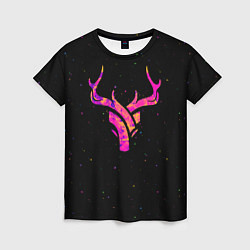 Женская футболка Neon Deer