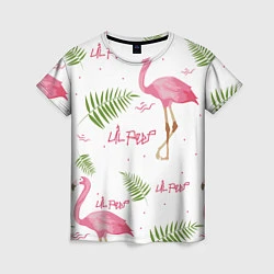 Женская футболка Lil Peep: Pink Flamingo