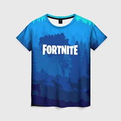 Женская футболка Fortnite: Blue Forest