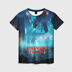 Женская футболка Stranger Things: Space Light