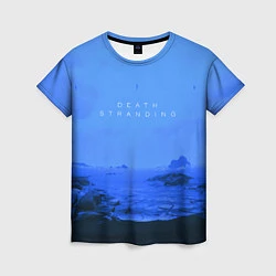 Женская футболка Death Stranding: Blue Heaven