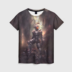 Женская футболка Goblin Slayer darkness knight