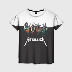 Женская футболка Metallica
