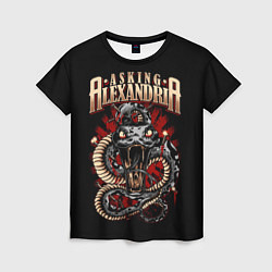 Футболка женская Asking Alexandria: Stand Up And Scream, цвет: 3D-принт