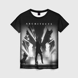 Женская футболка Architects: Black Metal