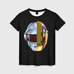 Футболка женская Daft Punk: Smile Helmet, цвет: 3D-принт