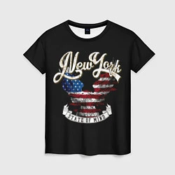 Женская футболка New York, state of mind