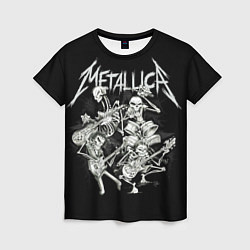Женская футболка Metallica: Bones Rock