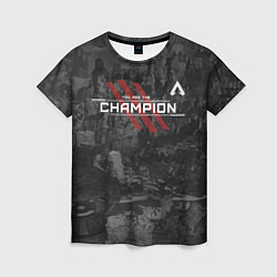 Женская футболка You Are The Champion