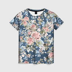 Женская футболка Цветущие розы