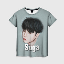 Футболка женская BTS Suga, цвет: 3D-принт