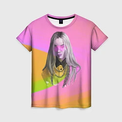 Женская футболка Billie Eilish: Pink Fashion