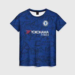 Футболка женская Chelsea home 19-20, цвет: 3D-принт