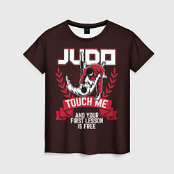 Женская футболка Judo: Touch Me