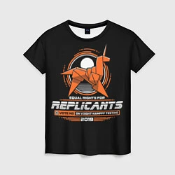 Женская футболка Replicants