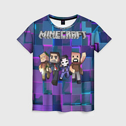 Женская футболка Minecraft Heroes