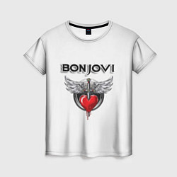 Женская футболка Bon Jovi