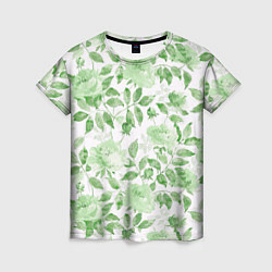 Женская футболка Пышная растительность