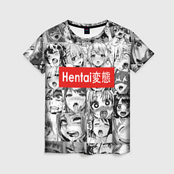 Женская футболка Hentai - collage