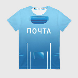 Футболка женская Почта, цвет: 3D-принт