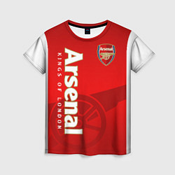 Футболка женская Arsenal, цвет: 3D-принт