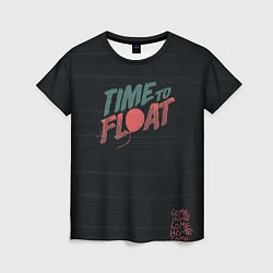 Женская футболка Time to float