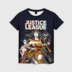 Женская футболка Justice League
