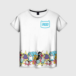 Женская футболка Finn Adventure Time