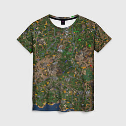 Футболка женская Карта в Heroes 3, цвет: 3D-принт