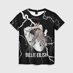 Футболка женская BILLIE EILISH, цвет: 3D-принт