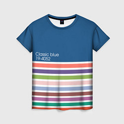 Женская футболка Pantone цвет года с 2012 по 2020 гг