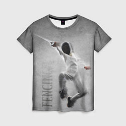 Футболка женская Fencing, цвет: 3D-принт