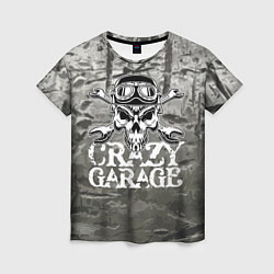 Футболка женская Crazy garage, цвет: 3D-принт