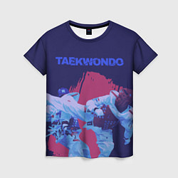 Футболка женская Taekwondo, цвет: 3D-принт
