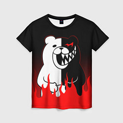 Женская футболка MONOKUMA