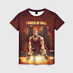 Женская футболка Power of will