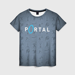Женская футболка PORTAL