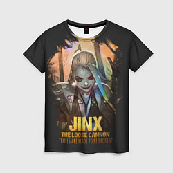 Футболка женская Jinx, цвет: 3D-принт