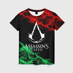 Футболка женская Assassin’s Creed: Red & Green, цвет: 3D-принт