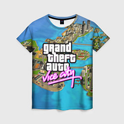 Женская футболка GRAND THEFT AUTO:VICE CITY