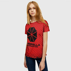 Футболка женская Umbrella Corporation, цвет: 3D-принт — фото 2