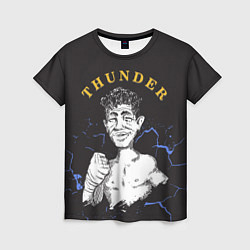 Женская футболка Thunder