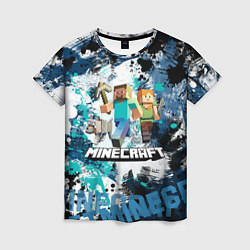 Женская футболка Minecraft Майнкрафт