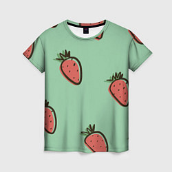Женская футболка Морковный дождь