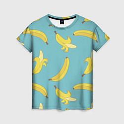 Женская футболка Банановый дождь