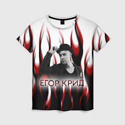 Женская футболка Егор Крид