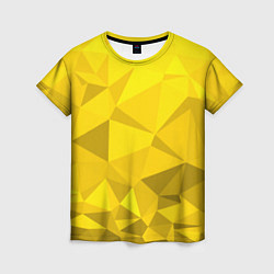 Женская футболка YELLOW ABSTRACT